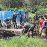 Kegiatan Kebersihan dan Perbaikan Saluran Air Kampung Polimo