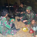 Satgas Yonif 715/Motuliato Terus Bangun Silaturahmi Dengan masyarakat