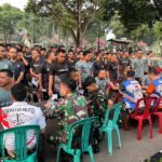 Batalyon Arhanud 6/BAY melaksanakan tes Kesegaran Jasmani (Garjas) Usulan Kenaikan Pangkat