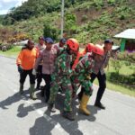 Banjir Bandang di Pegunungan Arfak, Satu Meninggal dan 19 hilang, TNI AD Kerahkan Pasukan dan Peralatan