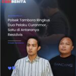 Polsek Tambora Ringkus Dua Pelaku Curanmor, Satu di Antaranya Residivis