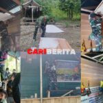 Perbaiki Rumah Tidak Layak Huni Milik Warga Kp. Damai, Distrik Kwamki Narama, Kab. Mimika