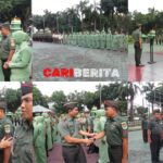 Upacara Kenaikan Pangkat Bagi Prajurit Kodim 0505/JT Periode 01 Oktober