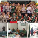 Kapolsek Jatinegara, Plt Camat Jatinegara, dan Forkopimka Berikan Kejutan Koramil 01/Jatinegara