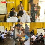 Dampingi Nakes Pada Kegiatan Pemeriksaan Kesehatan Kepada Pelajar