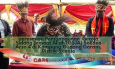 Resmikan Pembangunan Gereja GSJA Solideo Arso 4