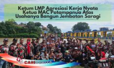 Ketum LMP Apresiasi Kerja Nyata Ketua MAC Patampanua Atas Usahanya Bangun Jembatan Saragi