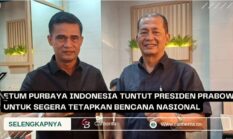 Ketum Purbaya Indonesia Tuntut Presiden Prabowo, Untuk Segera Tetapkan Bencana Nasional