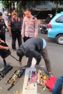 Sekelompok Remaja Konvoi Bikin Resah diberhentikan Polisi,