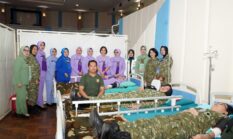 Raih Rekor MURI, Donor Darah Serentak Wanita TNI dan Dharma Pertiwi