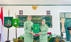 Serah Terima Jabatan Ketua Persit KCK Cabang XXXV Kodim 1710/Mimika