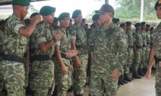 Panglima TNI Sambangi Yonif TP 940/Jaya Nagara