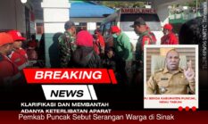 Klarifikasi PJ Sekda Kab Puncak Terkait Serangan KKB Adanya Keterlibatan Aparat