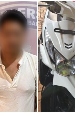 Amankan Pelaku Curanmor Usai Kejar-kejaran di Jalan Pilar Mas Utama