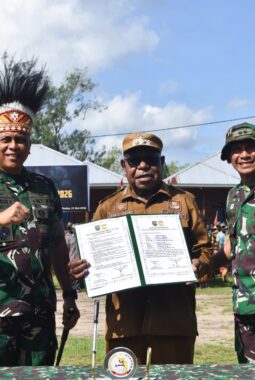 Penutupan TMMD Ke-128 Kodim 1710/Mimika