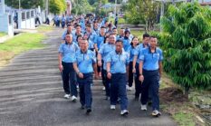 Apel Pagi Dilanjutkan Senam dan Olahraga Bersama Seluruh Personel Lanud Sjamsudin Noor