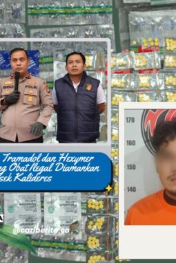 701 butir Tramadol, 432 butir Hexymer Disita Polisi