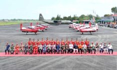 Ribuan Warga Banua Padati Apron Open Base Jupiter Aerobatic Team (JAT)