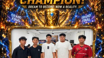 Tim PICS STERNRITTER, Juara I Turnamen Esport Kapolri Cup 2026 tingkat Polresta Ambon. 