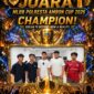 Tim PICS STERNRITTER, Juara I Turnamen Esport Kapolri Cup 2026 tingkat Polresta Ambon. 