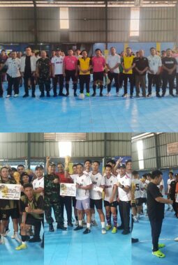 Semarak Hari Bhayangkara ke-80, Polsek Kebon Jeruk Gelar Turnamen Futsal Pererat Sinergi Tiga Pilar
