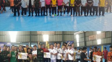 Semarak Hari Bhayangkara ke-80, Polsek Kebon Jeruk Gelar Turnamen Futsal Pererat Sinergi Tiga Pilar