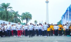 Olahraga Bersama Hari Bhayangkara ke-80