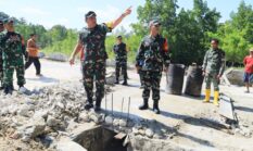Kedatangan Tim Wasev TMMD ke-129 di Lokasi Wasile Tengah