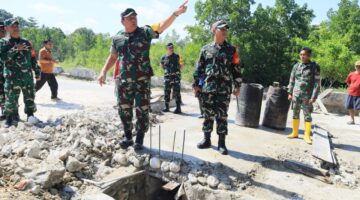 Kedatangan Tim Wasev TMMD ke-129 di Lokasi Wasile Tengah