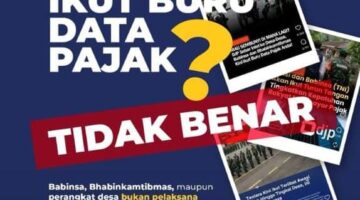 TNI AD Menegaskan, Tidak Adanya Penugasan & Kewenangan Soal Pajak pada setiap Babinsa
