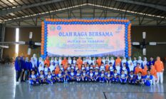 Olahraga Senam Bersama di Hanggar Skadron Udara 33