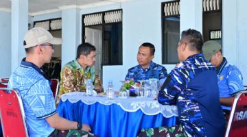 kunjungan Rektor Universitas Lambung Mangkurat (ULM) di Air Weapon Range (AWR) Dwi Harmono Maluka Baulin