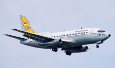 Terbangkan Boeing 737 milik Skadron Udara 5 Dalam Pencarian KLM Nurul Salsa di Perairan Selayar