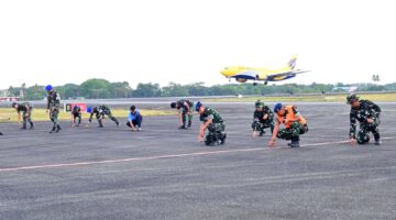 Korve KOBA di area Apron Lanud Sjamsudin Noor