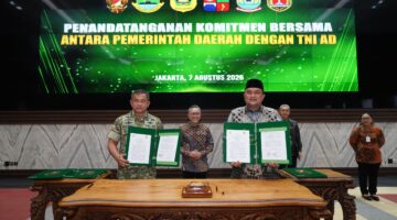 Nota Kesepakatan dan Penandatanganan Komitmen Bersama TNI dan Pemda