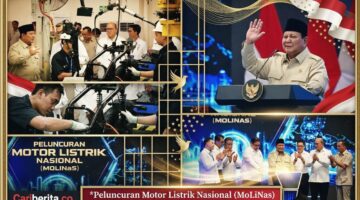 Peluncuran Motor Listrik Nasional (MoLiNas) Beserta Ekosistem Pendukungnya