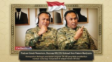 Podcast Gesah Nusantara, Danrem 081/DSJ Kolonel Arm Untoro Hariyanto