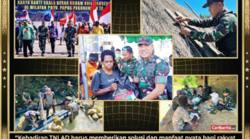 Kehadiran TNI AD Memberikan Solusi dan Manfaat Nyata Bagi Rakyat