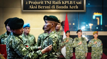 Merah Putih Tetap Berkibar! 2 Prajurit TNI Raih KPLB Usai Aksi Berani di Banda Aceh