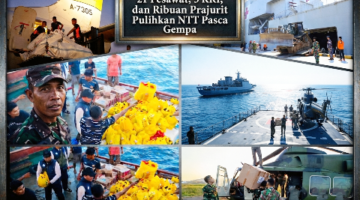 Gerak Cepat TNI: 21 Pesawat, 5 KRI, dan Ribuan Prajurit Pulihkan NTT Pasca Gempa