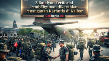 3 Batalyon Teritorial Pembangunan dikerahkan Penanganan Karhutla di Kalbar