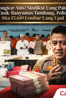 Bongkar Abis! Sindikat Uang Palsu Tasik-Banyumas Tumbang, Polisi Sita 15.610 Lembar Uang Upal