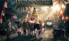 Komando Budaya! Babinsa & Warga Slawe Arak Tumpeng, HUT RI ke-81 Jadi Momentum Jaga Warisan Leluhur
