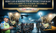 Hercules & Boeing TNI AU Angkut Pasukan! Satgas Karhutla Kalbar Ditambah 200 Personel Baru