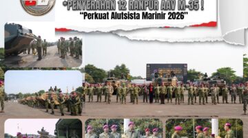 Penyerahan 12 Ranpur AAV M-35, Perkuat Alutsista Marinir 2026