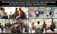 TNI-Polri Menyapa Warga! Peltu Arief dan Aiptu Budi Temani Ibu Tita di Momen Bahagia Ngunduh Mantu