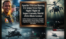 Apache TNI Gas Bareng US Army! Live Fire + Night Flight di Super Garuda Shield 2026 Bikin Gentar
