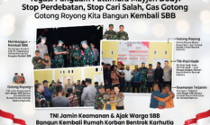 Tegas! Pangdam Pattimura Mayjen Dody: Stop Perdebatan,Stop Cari Salah, Gas Gotong Royong Kita Bangun Kembali SBB