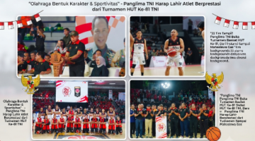 33 Tim Tampil! Panglima TNI Buka Turnamen Basket HUT Ke-81 TNI, Dari Instansi Sampai Mahasiswa Gass