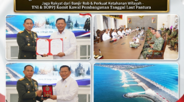 TNI Kawal Pembangunan Tanggul Laut Pantura, Cegah Rob & Selamatkan Ekonomi Warga Pesisir
